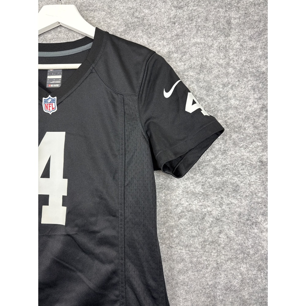 Nike NFL Oakland Raiders Derek Carr 4 Jersey Black Mens Medium Las Vegas - Picture 4 of 14